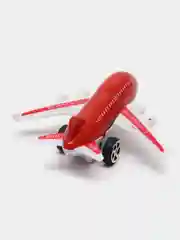 Красный самолет инерционный