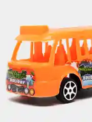 Оранжевый автобус инерционный
