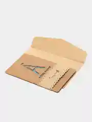 Аметистовый крафт открытка в  конверте
