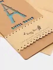 Аметистовый крафт открытка в  конверте
