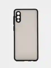 Черный чехол для Samsung Galaxy A02, Самсунг А02 силиконовый, пластиковый