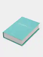 Голубой книга интерьерная, муляж книги, декор для дома