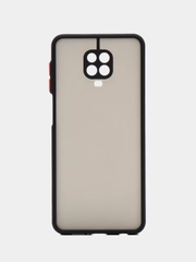 Чехол для Xiaomi Redmi Note 9 Pro / Note 9S, полупрозрачный, матовый, Редми Ноут 9 Про