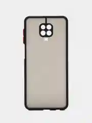 Черный чехол для Xiaomi Redmi Note 9 Pro / Note 9S, полупрозрачный, матовый, Редми Ноут 9 Про