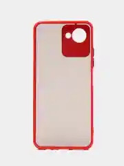 Красный чехол для Realme C30, матовый Реалми С30