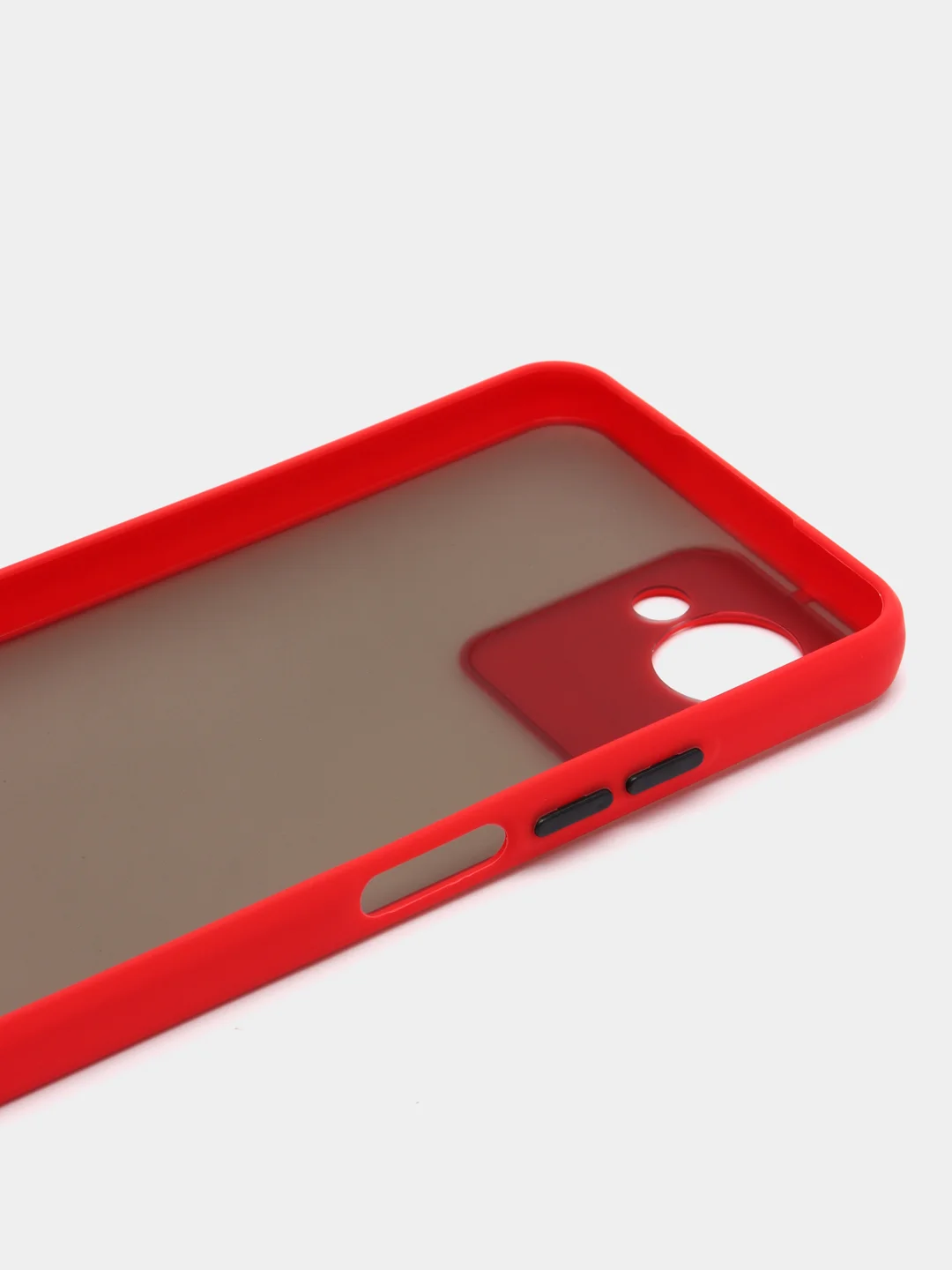 Красный чехол для Realme C30, матовый Реалми С30