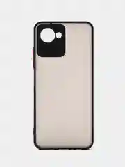 Черный чехол для Realme C30, матовый Реалми С30