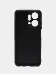 Красный чехол с рисунком на Honor X7a (Хонор Х7а)