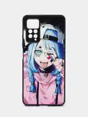 Сиреневый чехол с рисунком на Xiaomi Redmi Note 11 Pro 4G и Redmi Note 12 Pro 4G (Нот 11/12 Про 4G)