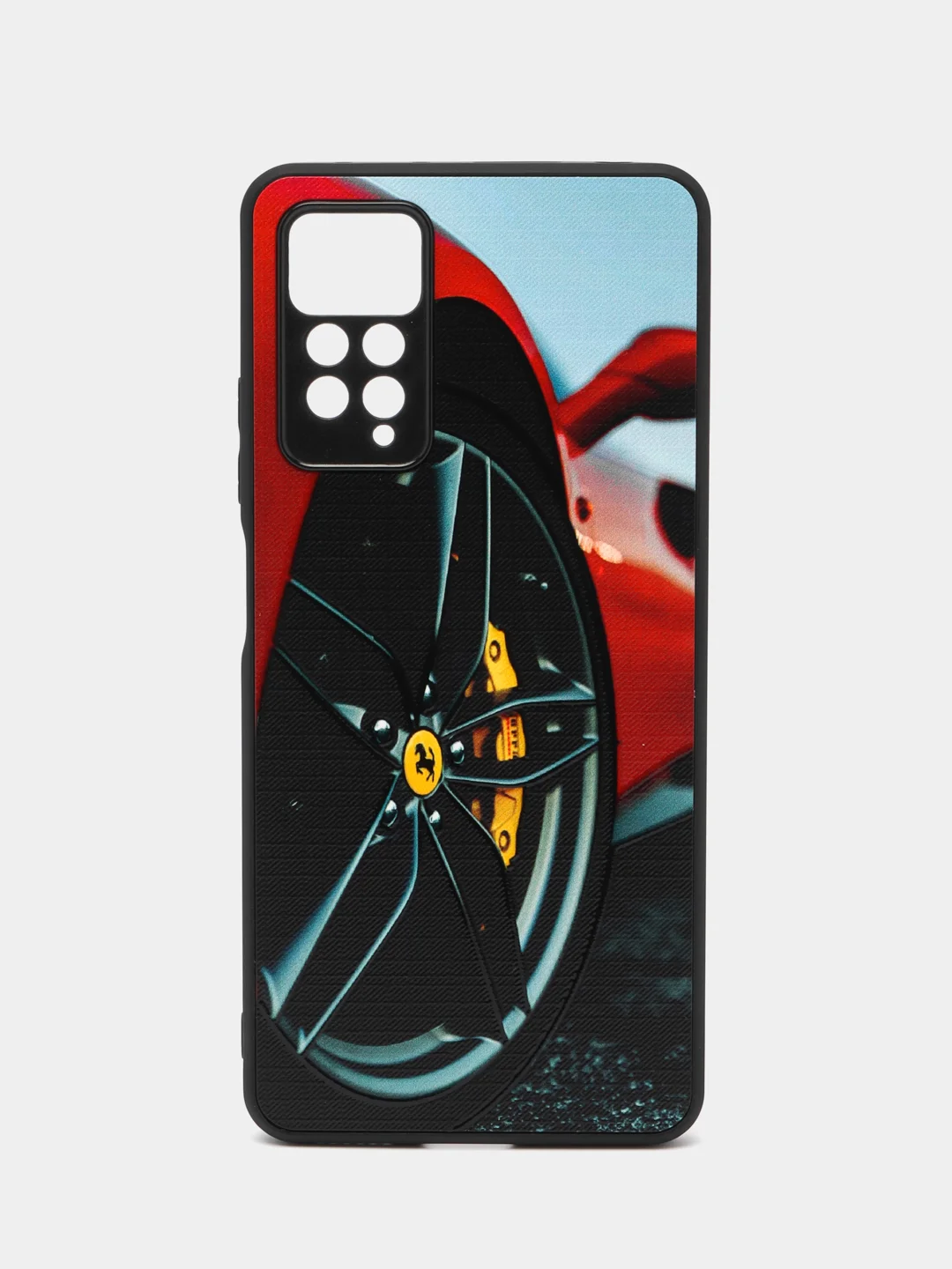 Красный чехол с рисунком на Xiaomi Redmi Note 11 Pro 4G и Redmi Note 12 Pro 4G (Нот 11/12 Про 4G)