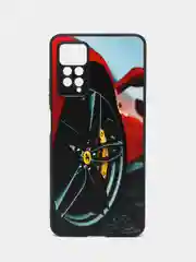 Красный чехол с рисунком на Xiaomi Redmi Note 11 Pro 4G и Redmi Note 12 Pro 4G (Нот 11/12 Про 4G)