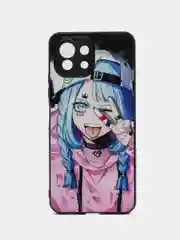 Сиреневый чехол с рисунком на Xiaomi 11 Lite 4G/5G/NE, Сяоми 11 Лайт 4G/5G