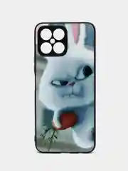 Белый чехол с рисунком на Huawei Honor X8 ( Хуавей Хонор Х8)