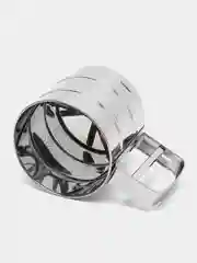 Кружка-сито для просеивания муки, d 10 см, объем 375 г, нерж сталь