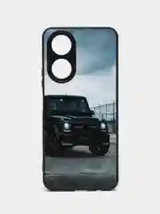 Тёмно-коричневый чехол для Honor X7 (Хонор Х7), с рисунком