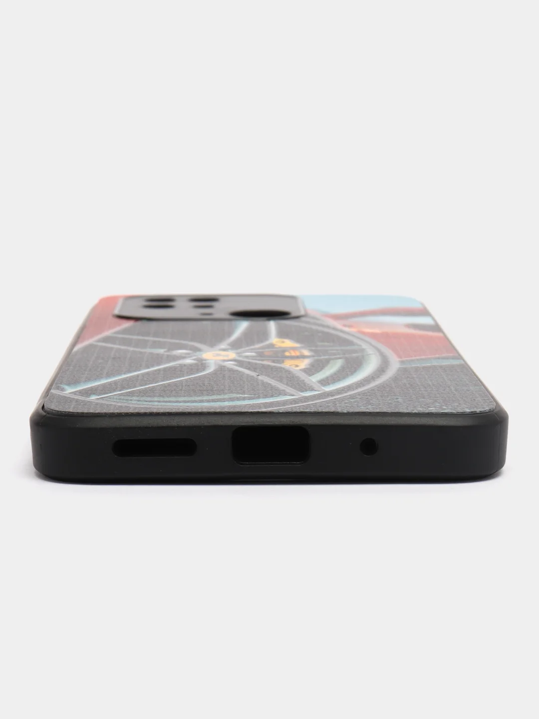 Красный чехол с рисунком на Xiaomi Redmi 10C ( Сяоми Редми 10Ц)