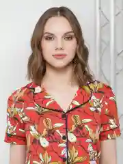 Пижама женская: брюки и рубашка