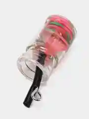 Тёмно-розовый подвеска стаканчик стеклянный для изготовления украшений