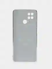 Черный силиконовый чехол на Xiaomi Poco C40 / Сяоми Поко С40 прозрачный с рисунком, защита камеры