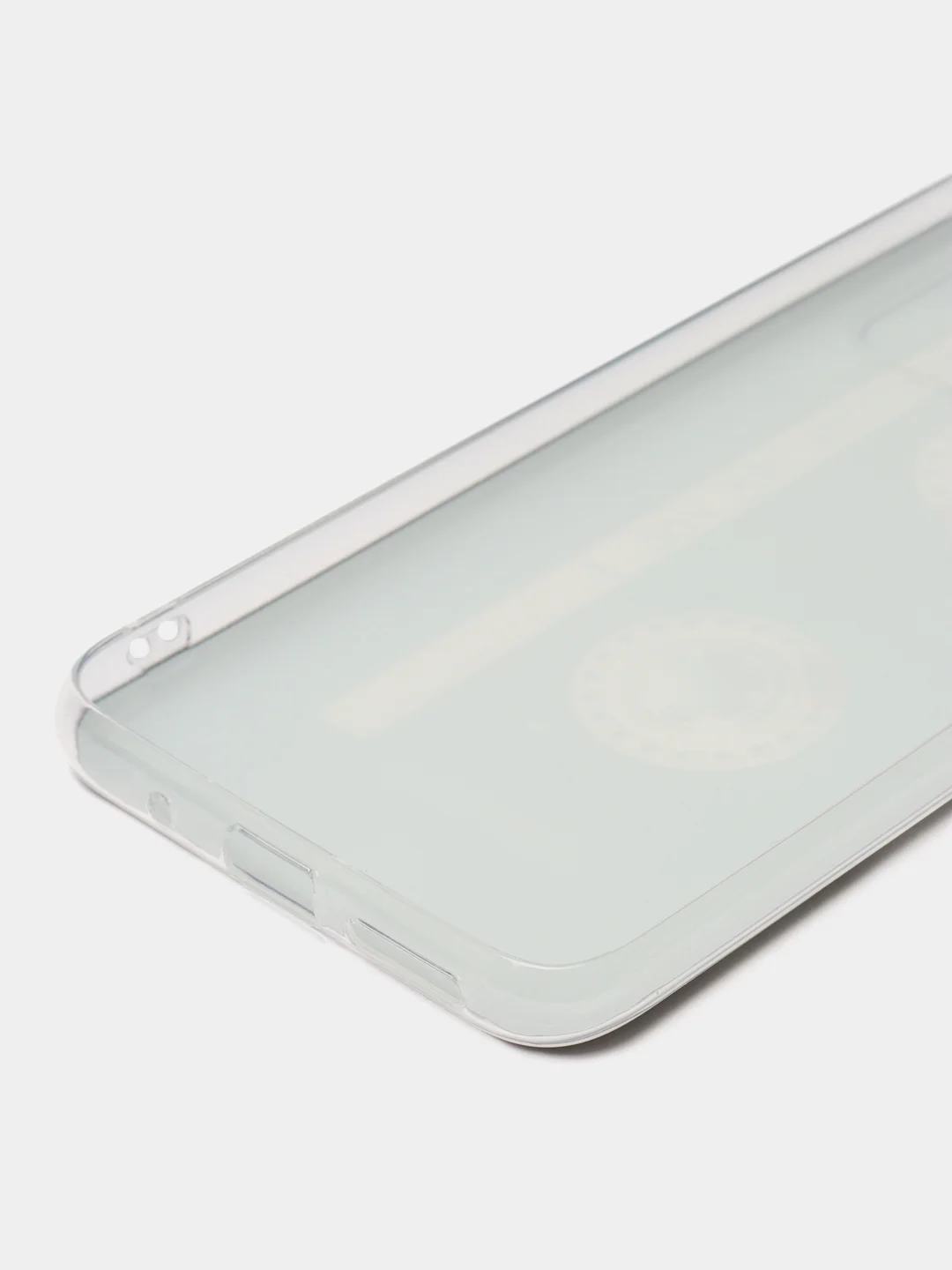 Хром силиконовый чехол на Xiaomi Poco C40 / Сяоми Поко С40 прозрачный с рисунком, защита камеры