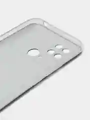 Разноцветный силиконовый чехол на Xiaomi Poco C40 / Сяоми Поко С40 прозрачный с рисунком, защита камеры