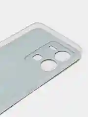 Черный силиконовый чехол на Vivo Y35 / Виво Y35 прозрачный, с рисунком, защита камеры