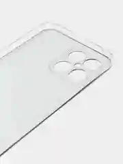 Черный силиконовый чехол на Honor X8 / Хонор Х8 прозрачный, с рисунком, защита камеры