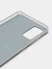 Черный чехол на Samsung Galaxy A71 4G / Самсунг А71 4G прозрачный, с рисунком, защита камеры