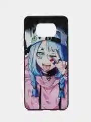 Сиреневый чехол c рисунком на Xiaomi Poco X3 Pro и Poco X3 NFC (Сяоми Поко Х3 Про и Поко Х3 НФС)