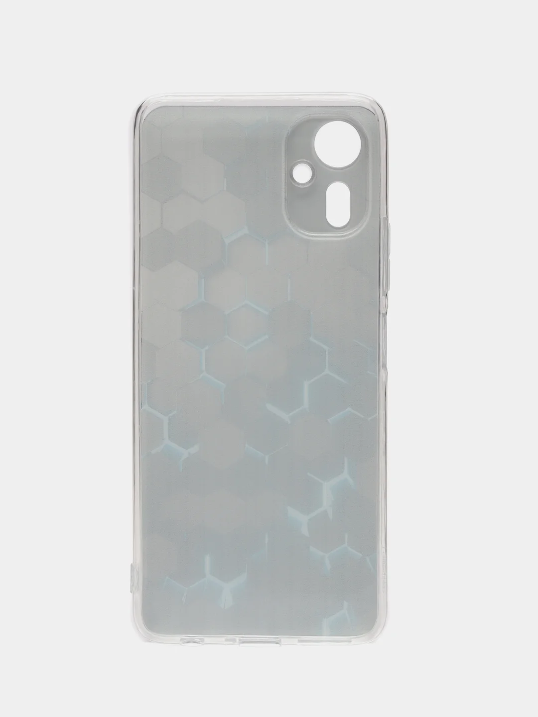 Бирюзовый силиконовый чехол на Tecno Camon 19 Neo / Текно Камон 19 Нео с рисунком, защита камеры