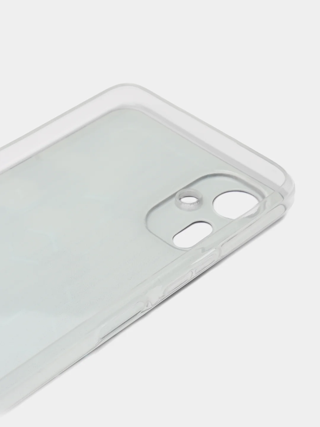 Бирюзовый силиконовый чехол на Tecno Camon 19 Neo / Текно Камон 19 Нео с рисунком, защита камеры