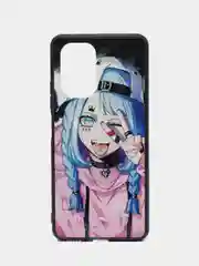 Сиреневый чехол с рисунком на Xiaomi Poco F3 и Redmi K40, Сяоми Поко Ф3 и Редми К40