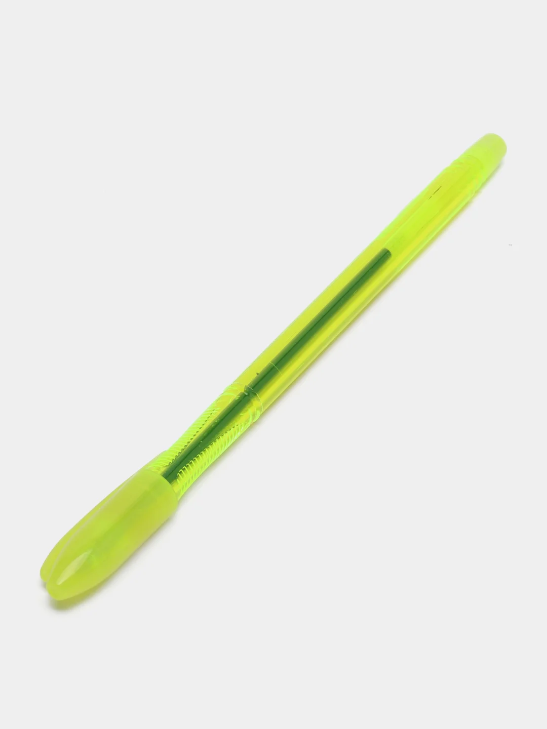 Желтый ручка шариковая "VeGa. Neon Crystal" синяя, 0,7 мм