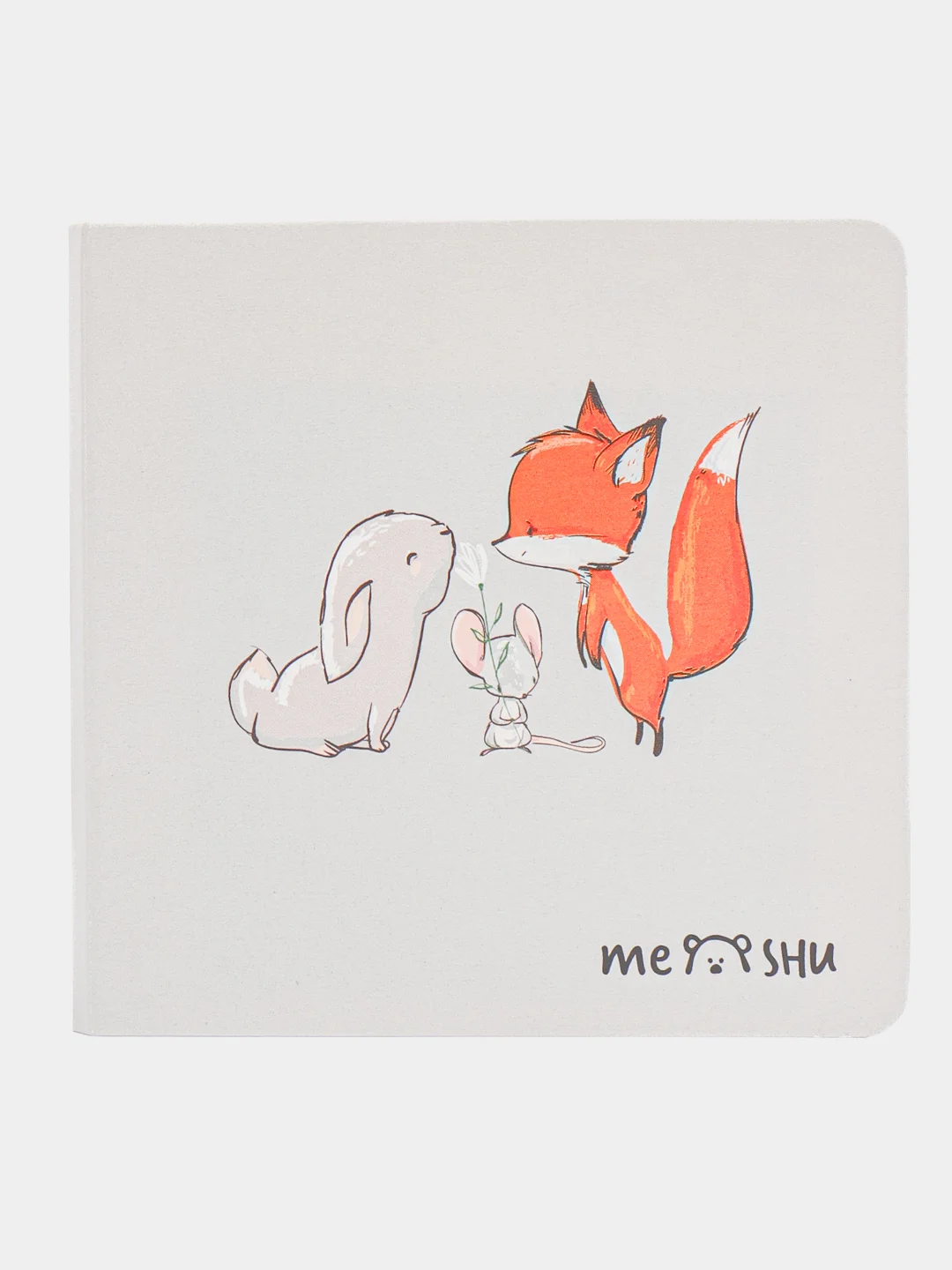 Флажки-закладки и самоклеящиеся блоки в наборе "Fox&Rabbit", 74*74 мм, 60*15 мм, 25 л