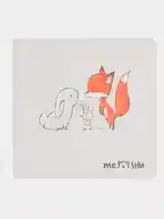 Флажки-закладки и самоклеящиеся блоки в наборе "Fox&Rabbit", 74*74 мм, 60*15 мм, 25 л
