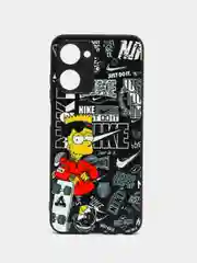Горчичный чехол с рисунком на Realme 10 4G (Реалми 10 4G)