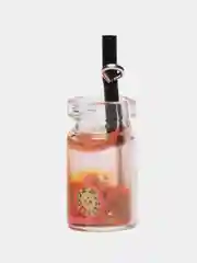 Розовый подвеска стаканчик стеклянный для изготовления украшений