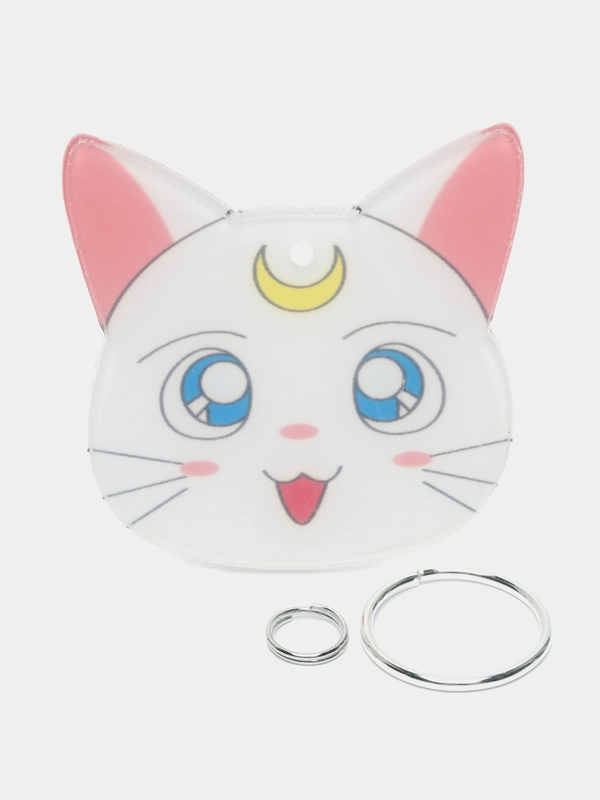 Подвеска для изготовления украшений "Белый кот Сейлор Мун" (Sailor Moon), 1 штука
