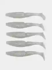 Белый приманка силиконовая sawamura oneup shad 5