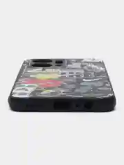 Горчичный чехол с рисунком на Honor X7a (Хонор Х7а)
