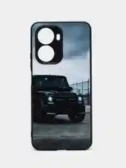 Тёмно-коричневый чехол с рисунком на Huawei Nova 10 SE (Хуавей Нова 10 СЕ)