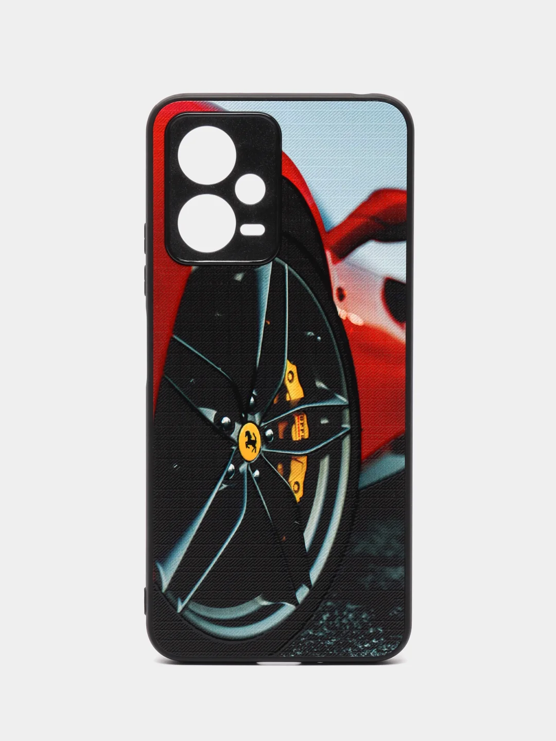 Красный чехол с рисунком на Xiaomi Poco X5 и Redmi Note 12 5G (Сяоми Поко Х5 и Редми Нот 12 5Г)