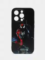 Темно-синий чехол с ярким рисунком на Apple iPhone 14 Pro (Айфон 14 Про)