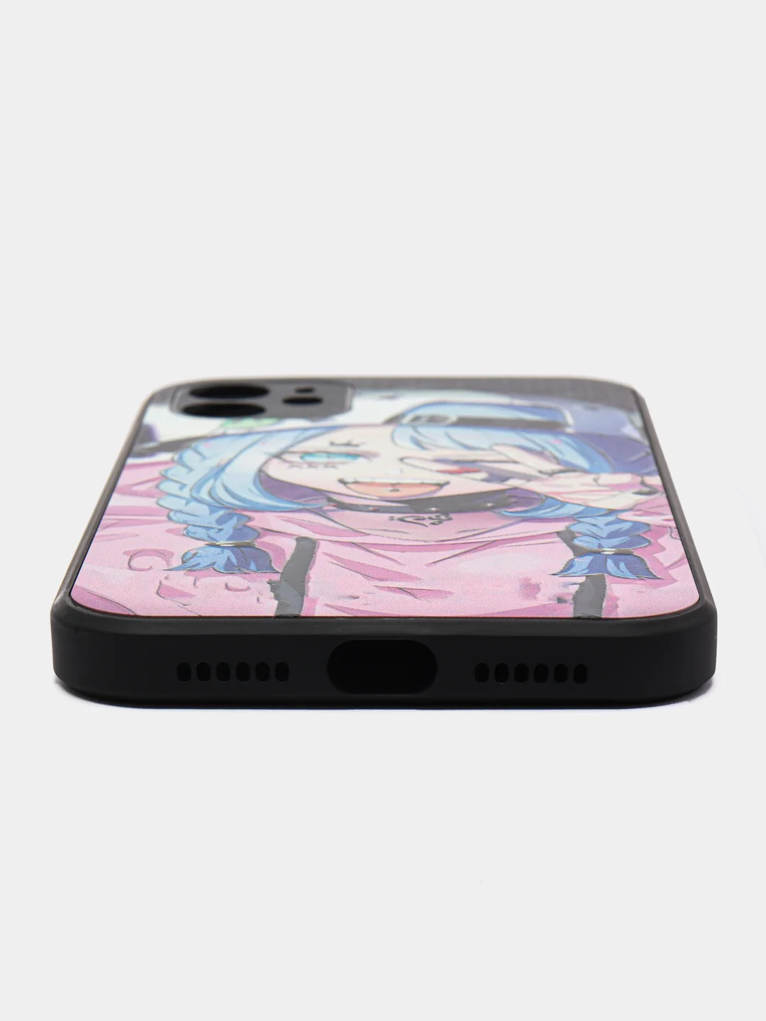 Сиреневый чехол с рисунком на Apple iPhone 11 (Айфон 11)