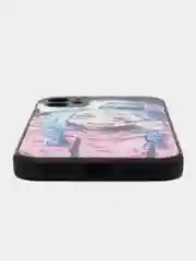 Сиреневый чехол с рисунком на Apple iPhone 11 (Айфон 11)