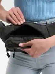 Зеленый сумка на пояс унисекс
