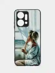 Морской чехол с рисунком на Honor X7a (Хонор Х7а)