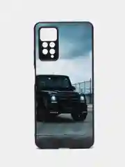 Тёмно-коричневый чехол с рисунком на Xiaomi Redmi Note 11 Pro 4G и Redmi Note 12 Pro 4G (Нот 11/12 Про 4G)