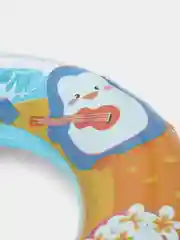 Желтый детский надувной круг для плавания, 3-6 лет