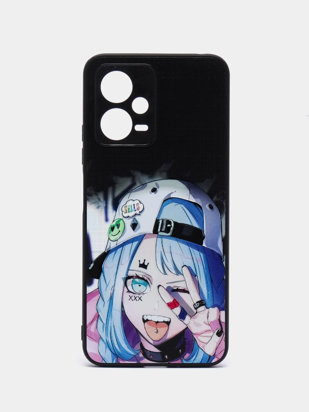 Сиреневый чехол с рисунком на Xiaomi Poco X5 и Redmi Note 12 5G (Сяоми Поко Х5 и Редми Нот 12 5Г)